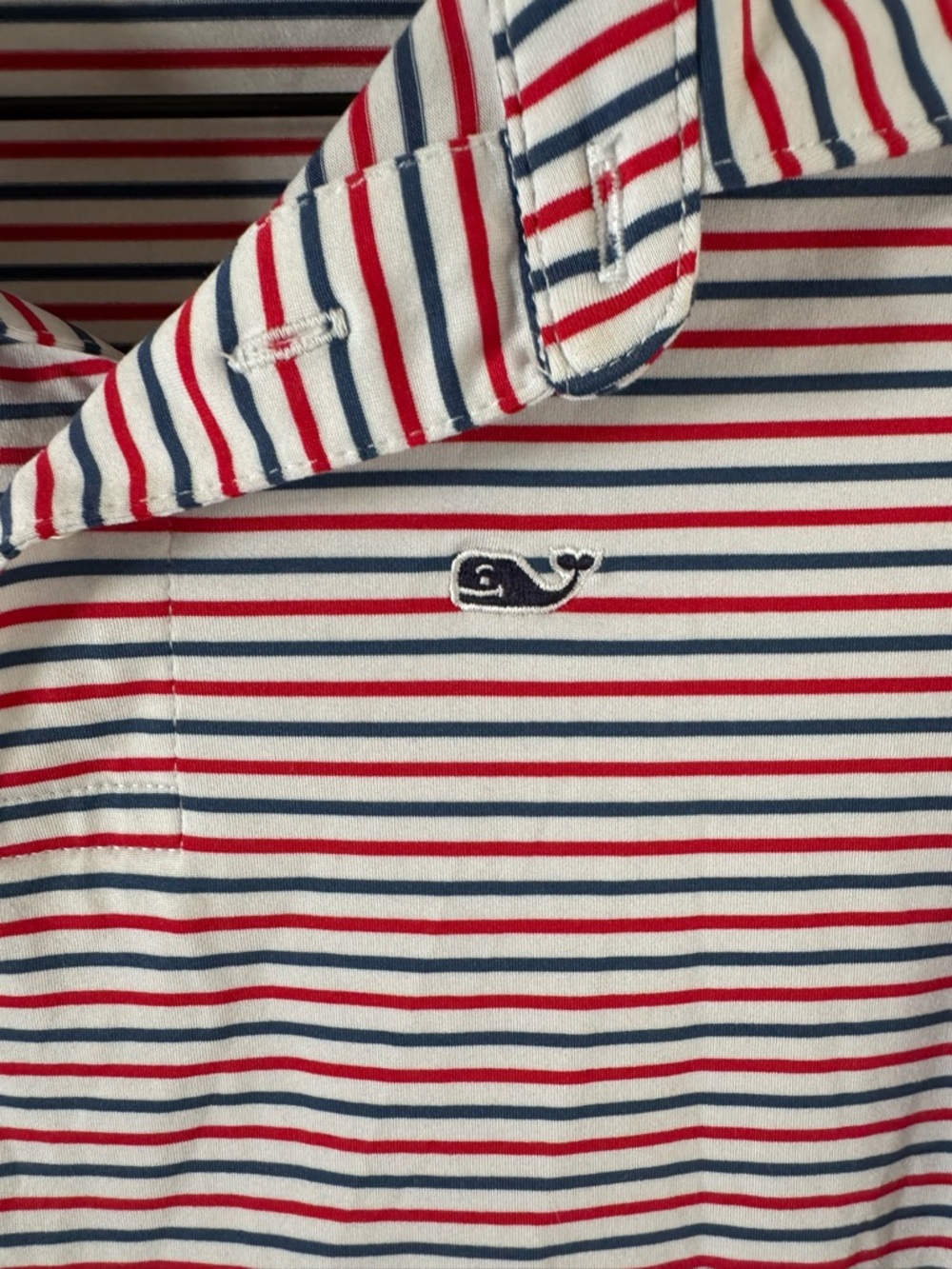 Vineyard Vines Red White and Blue Sankaty Polo Shirt Kids - Picture 3 of 8